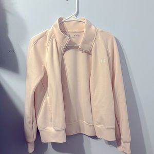 Women’s light pink, Under Armor zip